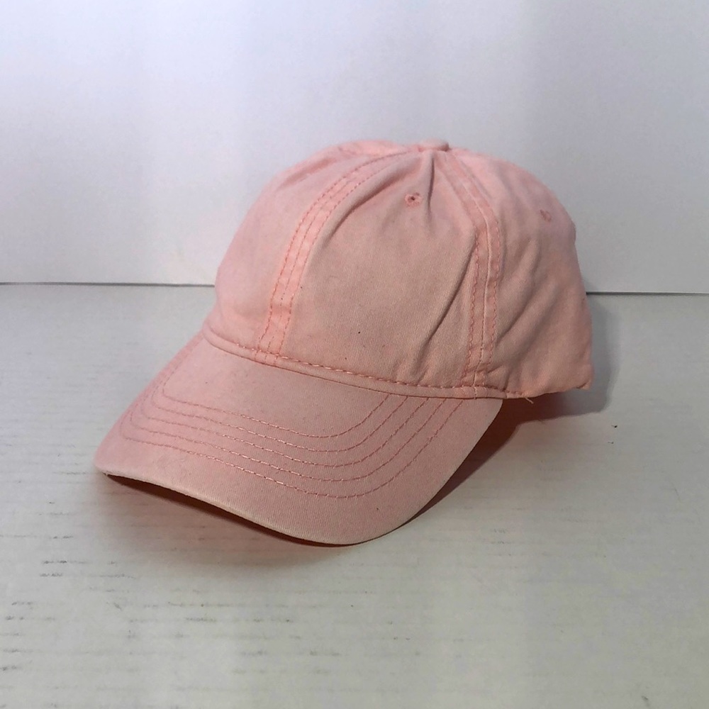 Ladies Rose Blush Washed Baseball Cap